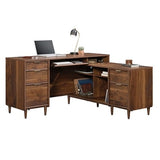 (Scratch & Dent) Sauder Clifford Place L-Shaped Desk, Grand Walnut