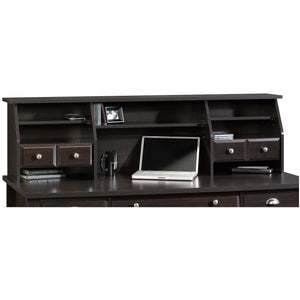Sauder Outlet Shoal Creek Organizer Hutch, Jamocha Wood