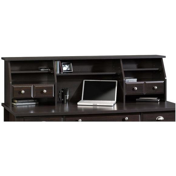 Sauder Outlet Shoal Creek Organizer Hutch, Jamocha Wood