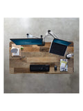 (Scratch and Dent) Vari Electric Standing Desk, 60"W, Reclaimed Wood