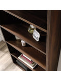 Sauder Outlet Optimum Bookcase, 73-1/2", 5 Shelves, Spiced Mahogany