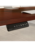 Bush Business Furniture Move 60 Series 48"W x 30"D Height Adjustable Standing Desk, Hansen Cherry/Black Base