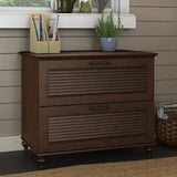 (Scratch & Dent) Bush Furniture Outlet Volcano Dusk Lateral File Cabinet, Coastal Cherry