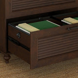 Bush Furniture Outlet Volcano Dusk Lateral File Cabinet, Coastal Cherry