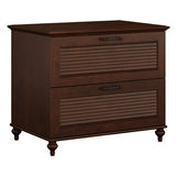 Bush Furniture Outlet Volcano Dusk Lateral File Cabinet, Coastal Cherry
