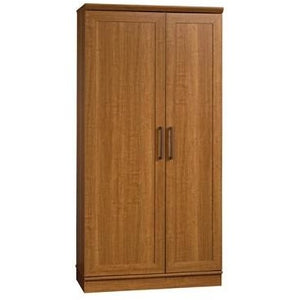 (Scratch & Dent) Realspace Storage Cabinet, 12 Shelves, Sienna Oak