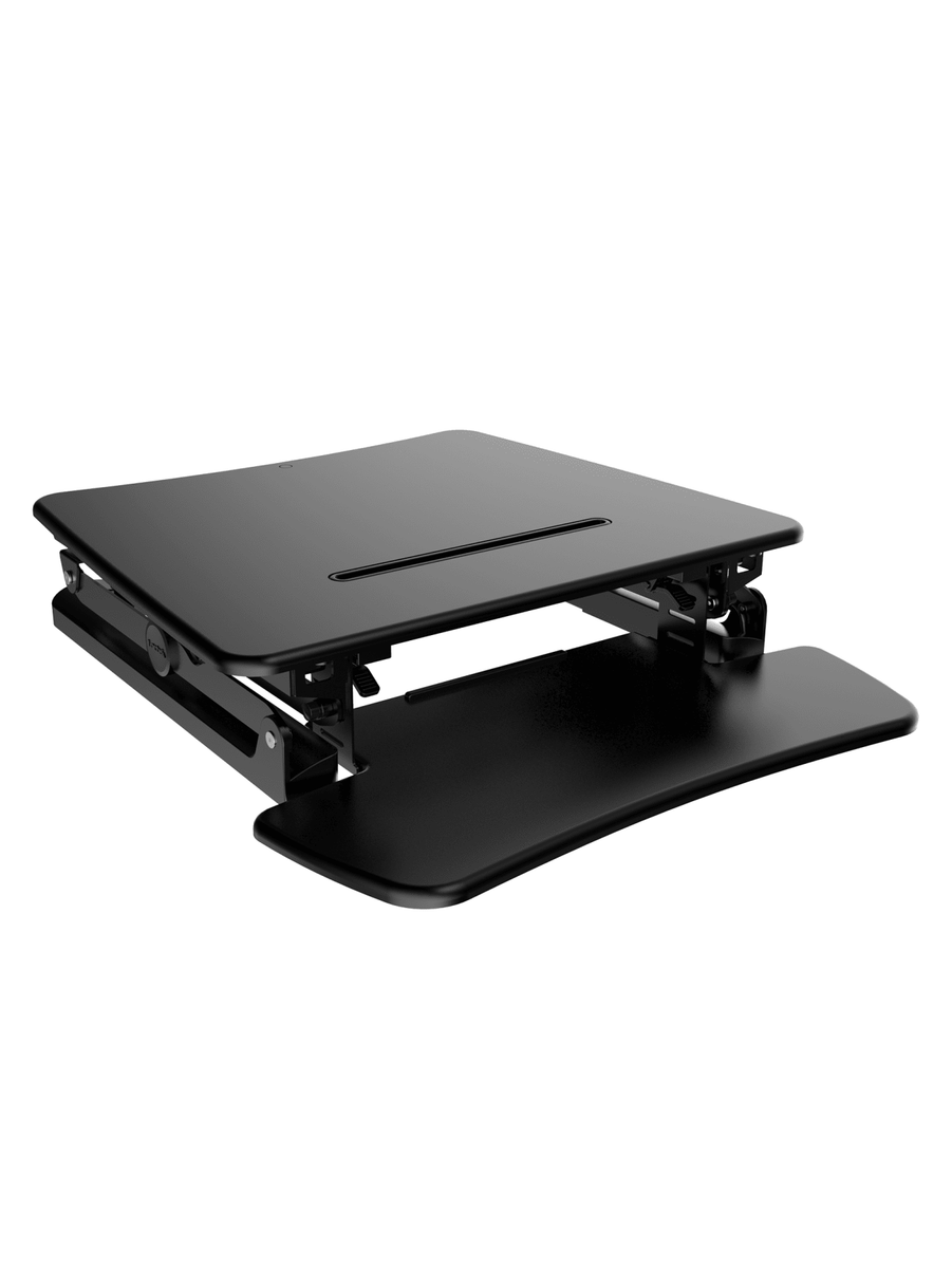 FlexiSpot Height-Adjustable Standing Desk Riser With Removable Keyboar ...