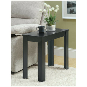 Monarch Specialties Modern Accent Table, Rectangular, Black Oak