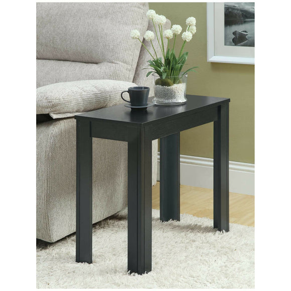 Monarch Specialties Modern Accent Table, Rectangular, Black Oak