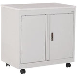 Sandusky Steel Mobile Utility Cabinet, Dove Gray
