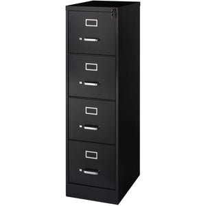 (Scratch & Dent) Realspace Outlet 22"D Vertical 4-Drawer File Cabinet, Metal, Black
