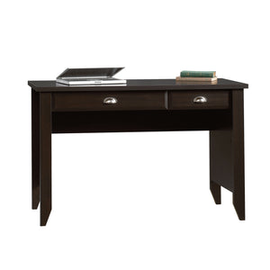 (Scratch & Dent) Sauder Outlet Shoal Creek Computer Desk With 2 Drawers, Jamocha Wood