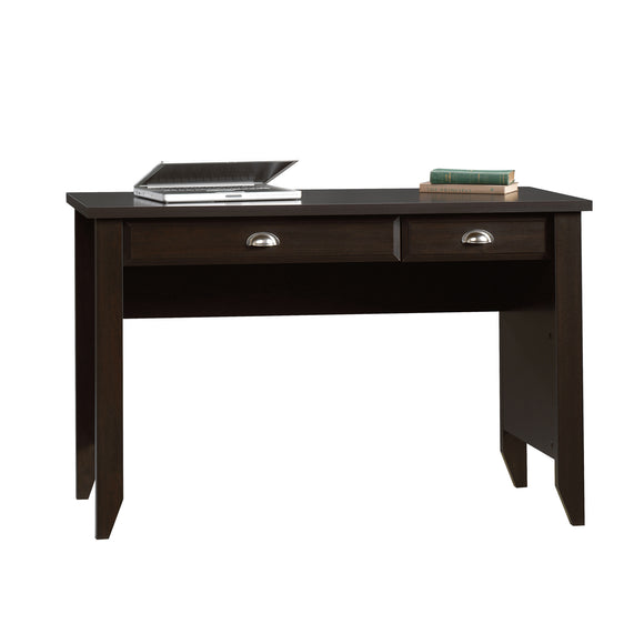 (Scratch & Dent) Sauder Outlet Shoal Creek Computer Desk With 2 Drawers, Jamocha Wood