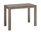 (Scratch & Dent) Ameriwood Outlet Home Parsons Desk With Drawer, Distressed Gray Oak