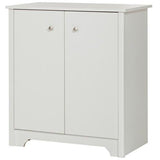 South Shore Vito Small 2-Door Storage Cabinet, Pure White