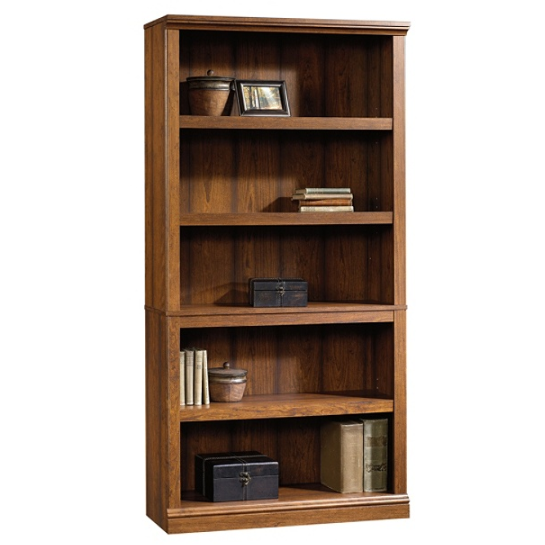 Sauder Select Bookcase, 5 Shelf, Washington Cherry