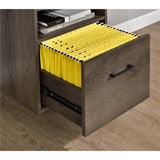 (Scratch & Dent) Ameriwood Outlet Home Candon Desk, Medium Brown