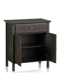 Realspace Chase 27"W Storage Cabinet/Printer Stand, Coastal Gray