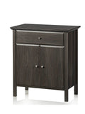 Realspace Chase 27"W Storage Cabinet/Printer Stand, Coastal Gray