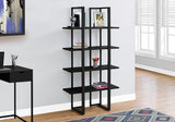 (Scratch & Dent) Monarch Specialties 4-Shelf Metal Bookcase, Black