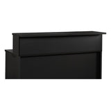 (Scratch & Dent) Sauder Outlet Via Reception Hutch, Bourbon Oak/Soft Black