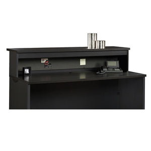 (Scratch & Dent) Sauder Outlet Via Reception Hutch, Bourbon Oak/Soft Black