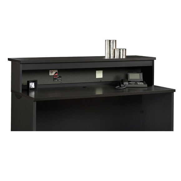 (Scratch & Dent) Sauder Outlet Via Reception Hutch, Bourbon Oak/Soft Black