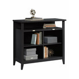 Sauder Outlet Summit Station 36"H 4-Cube Bookcase, Raven Oak