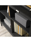 Sauder Outlet Summit Station 36"H 4-Cube Bookcase, Raven Oak