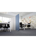 Luxor RECLAIM Acoustic Privacy Panel Room Dividers, 66"H x 24"W, Slate Gray, Pack Of 3 Room Dividers
