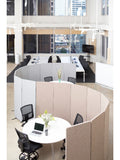 Luxor RECLAIM Acoustic Privacy Panel Room Dividers, 66"H x 24"W, Slate Gray, Pack Of 3 Room Dividers