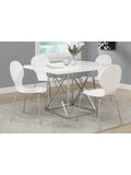 Monarch Specialties Elizabeth Dining Table, 31"H x 48"W x 36"D, White