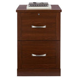 Realspace Outlet Premium 17"D 2-Drawer Vertical File Cabinet, Brick Cherry
