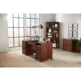 Realspace Outlet Premium 17"D 2-Drawer Vertical File Cabinet, Brick Cherry