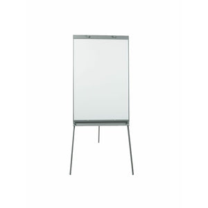 Mind Reader Dry-Erase Whiteboard Flip Chart, 76 1/2”H x 25 1/2”W x 8 1/2”D, Aluminum Frame With Silver Finish
