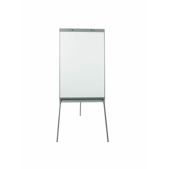 Mind Reader Dry-Erase Whiteboard Flip Chart, 76 1/2”H x 25 1/2”W x 8 1/2”D, Aluminum Frame With Silver Finish
