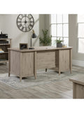 Sauder Outlet Summit Station 66"W Executive Desk, Laurel Oak