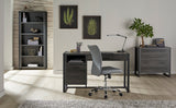 (Scratch & Dent) Realspace Outlet DeJori 33"W 2-Drawer Lateral File Cabinet, Charcoal