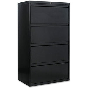 Teknion 4-Drawer 30"W Lateral File Cabinet, Brown  (Used)