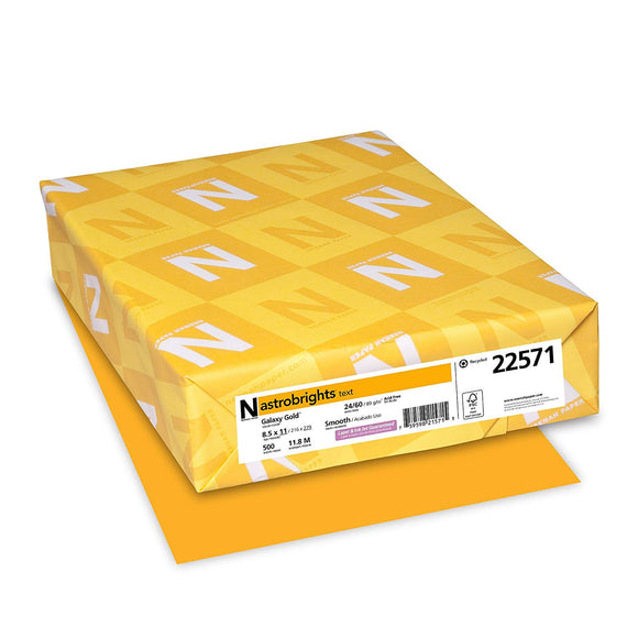 (Open Ream) Astrobrights Multipurpose Paper, 24 lbs., 8.5