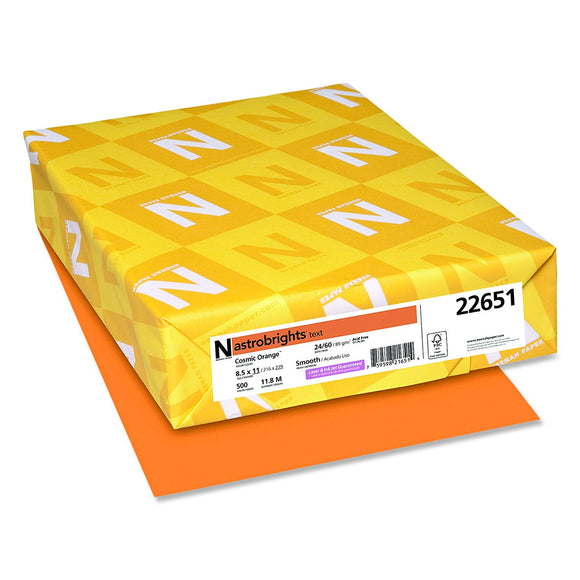 (Open Ream) Astrobrights Multipurpose Paper, 24 lbs, 8.5