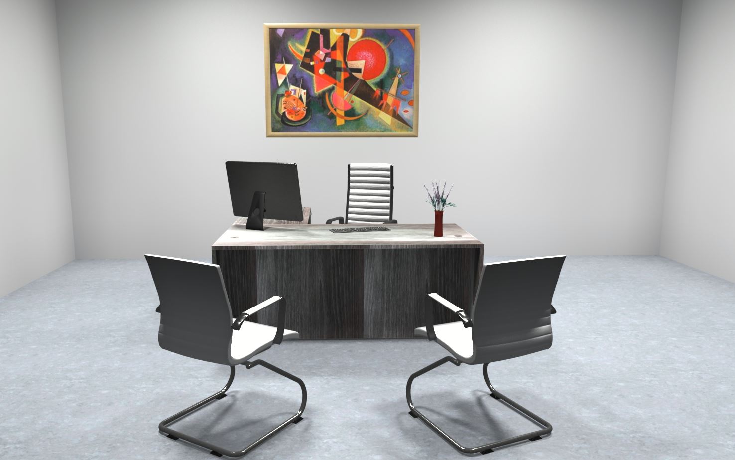 Sheridan Gen2 Executive L-Shaped Desk with Locking Box/Box/File Pedestal Drawers, 72