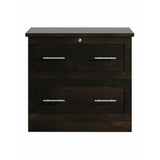 Realspace Outlet 2-Drawer 30"W Lateral File Cabinet, Peppered Black