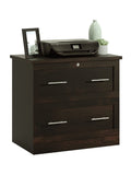 Realspace Outlet 2-Drawer 30"W Lateral File Cabinet, Peppered Black