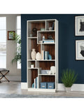 Sauder Outlet Vista Key 72"H 9-Shelf Bookcase, Oak