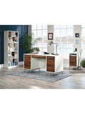 Sauder Outlet Vista Key 72"H 9-Shelf Bookcase, Oak