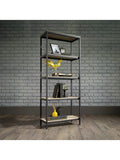 Sauder Outlet North Avenue Bookcase, 5 Shelf, 56 13/16"H, Charter Oak