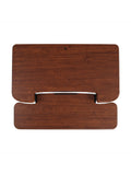 (Scratch and Dent) FlexiSpot AlcoveRiser Sit-To-Stand Desk Converter, 35"W, Mahogany