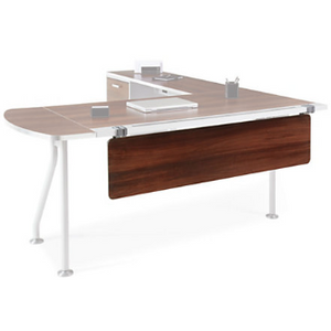 WorkPro Outlet ModOffice Modesty Panel, 12"H x 54"W x 5/16"D, Gray/Walnut