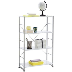 Brenton Studio Outlet Halton 4-Shelf Bookcase, 46-3/4"H x 30"W x 12-1/8D, White
